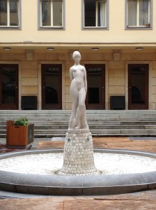 Hidden Statue Behind the McDonalds in Prague