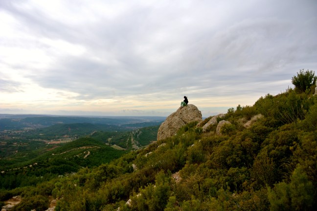 Climbing Sainte-Victoire, France