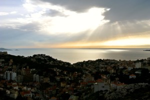 Sunset over Marseille