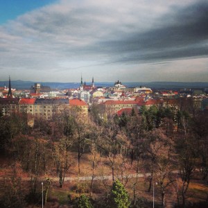 The Beautiful View of Olomouc From our Conference Room Window