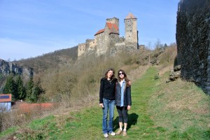 Jana and I at Hardegg Castle