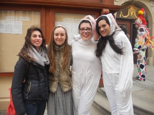 With My Student and Fellow Foreigners 