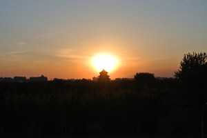 Sunset over the Temple of Heaven