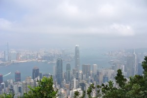 View from Victoria Peak of Hong Kong