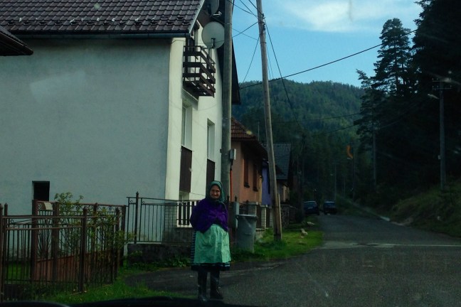 Traditional Slovak Granny in Vernár