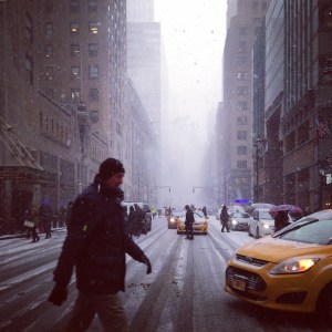 Out of Work Early for the Snow Day