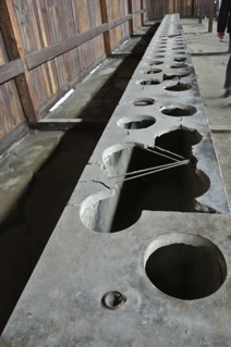 Toilets at Auschwitz